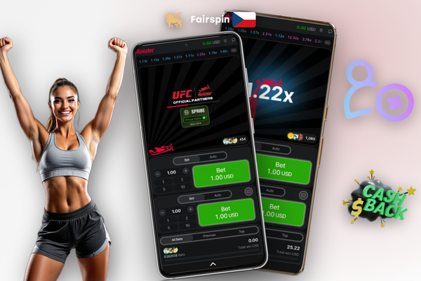 Automatický výběr výhry v Aviator Fairspin Casino při násobiteli 1,35x