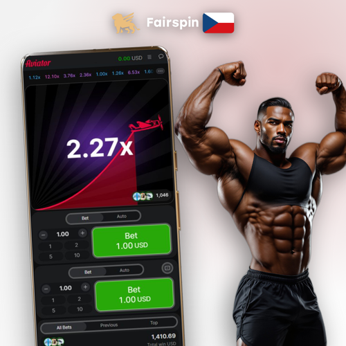 Fairspin Casino Aviator – letadlo stoupá po křivce násobitele v crash hře