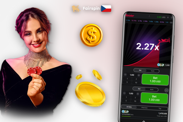 Funkce dual bet v Aviator Fairspin Casino – dvě sázky v jednom kole