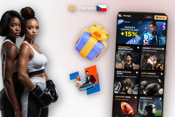 Registrační formulář Fairspin Casino s vyplněným bonusový kód CZFAIR300 v označeném poli