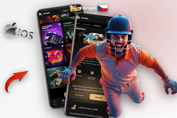 Mobilní pokladna Fairspin Casino s kartou Visa a kód akce CZFAIR300 při prvním vkladu