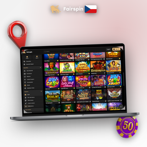 Fairspin Casino desktop verze na notebooku a stolním PC – plynulý herní zážitek
