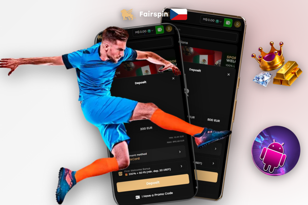 Uvítací bonus až 550 % aktivovaný prvním vkladem ve Fairspin Casino na mobilní pokladně