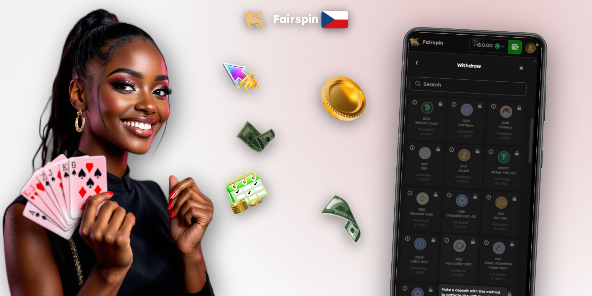Infografika doby výplaty ve Fairspin Casino podle metody